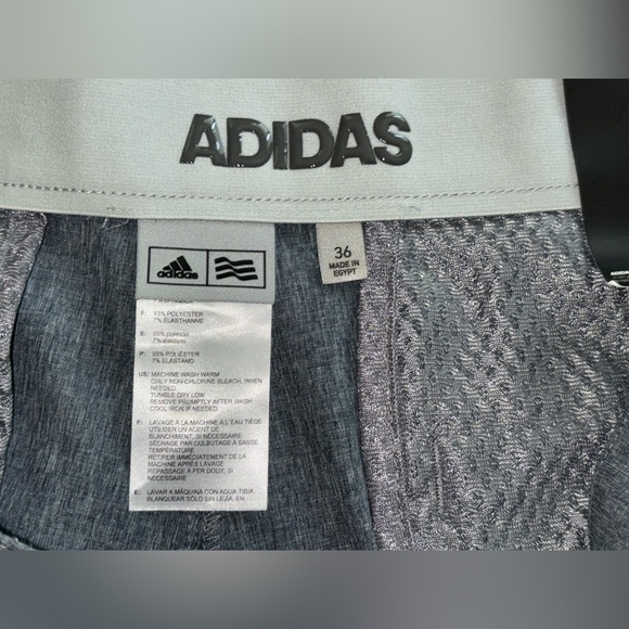 Adidas Ultimate 365 Golf Shorts Men’s Size 36 Heathered Navy Lightweight NWT - Picture 4 of 12
